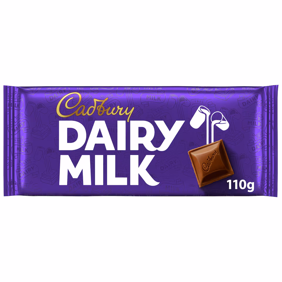Cadbury Dairy Milk Chocolate Bar 110g