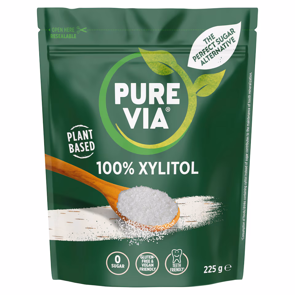 Pure Via 100% Xylitol Plant Based 225G
