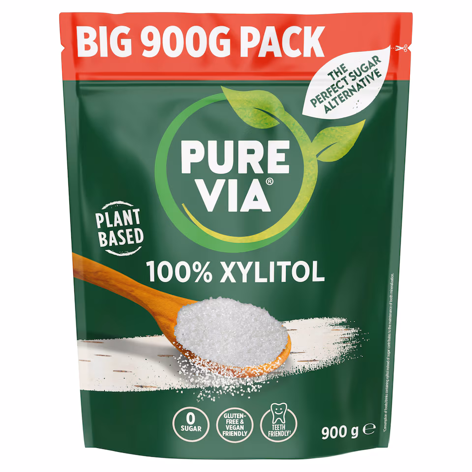 Pure Via 100% Xylitol Plant Based 900G