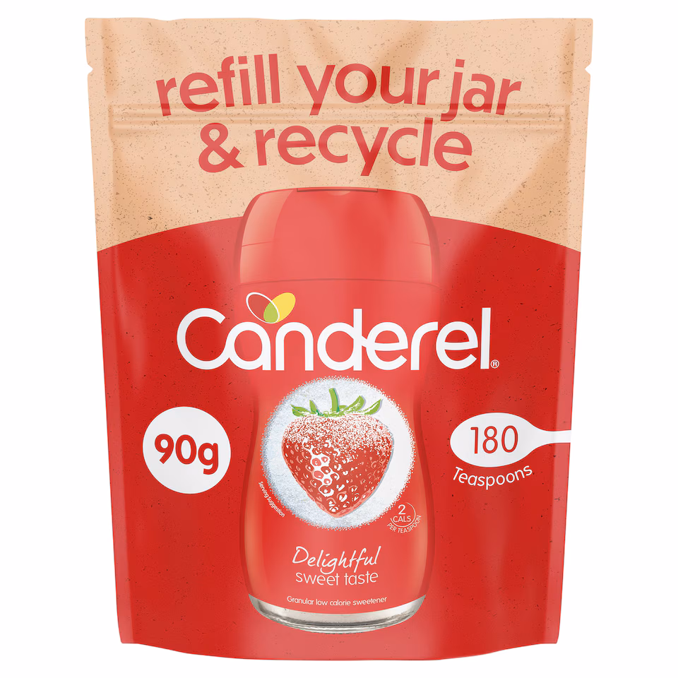 Canderel Granular Sweetener Refill Pack 90g