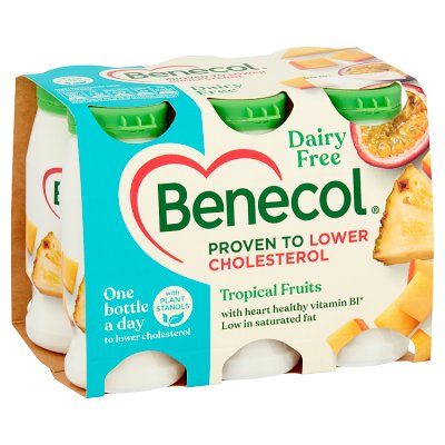 Benecol Tropical Fruit Dairy Free Soya Yogurt Drinks