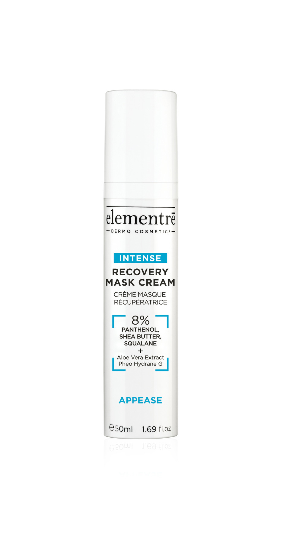 elementrē Recovery Mask Cream - 8% Panthenol, Shea Butter, Squalane 50 ml