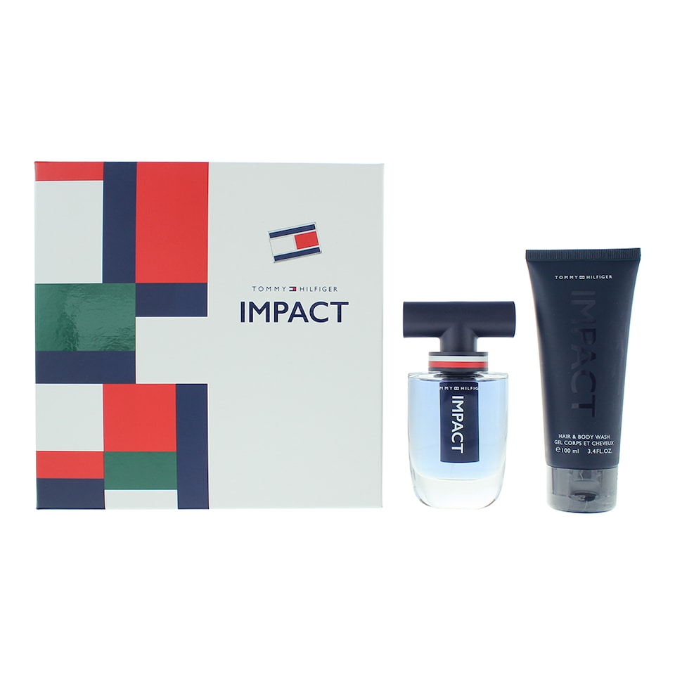 Tommy Hilfiger Impact Gift Set 50ml EDT Spray - Body Wash 100ml
