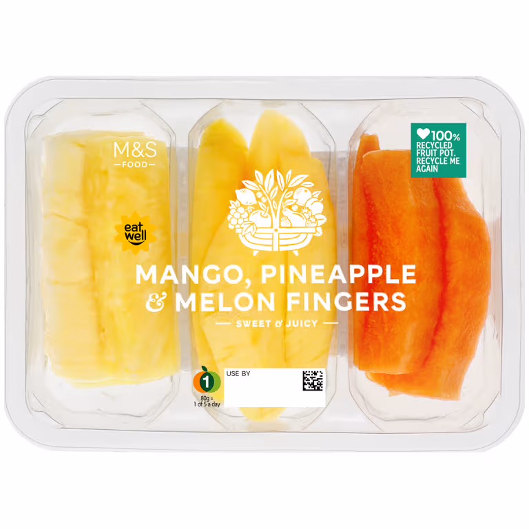 M&S Mango, Pineapple & Melon Fingers
