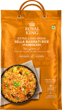 Parboiled Sella Basmati Ris 5kg Royal King