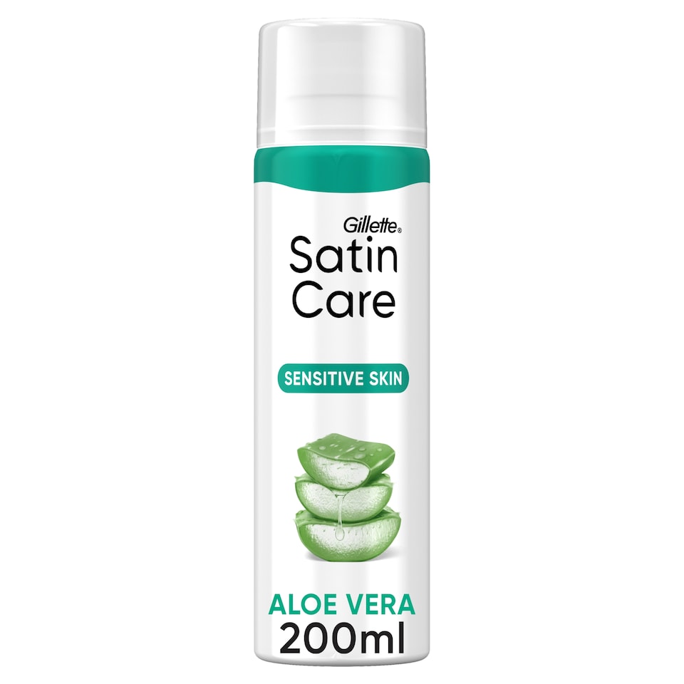 Satin Care Sensitive Aloe Vera Glide Shaving Gel 200ml