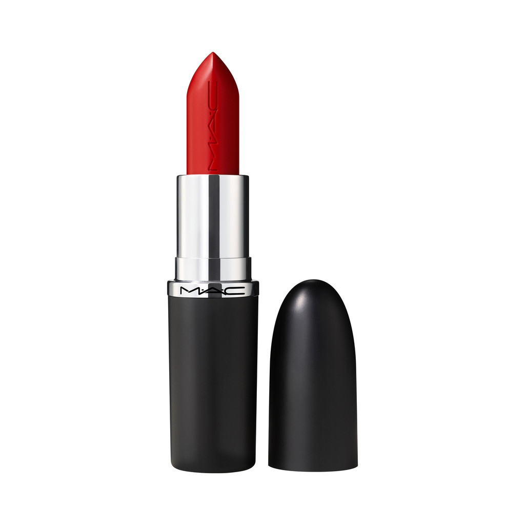 Macximal Sleek Satin Lipstick Left On Red