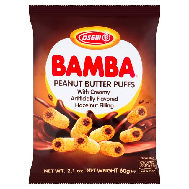 Osem Bamba Peanut Puffs with Creamy Hazelnut Filling 60g