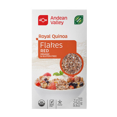 Quinoa Rød Flak Økologisk 250g Andean Valley