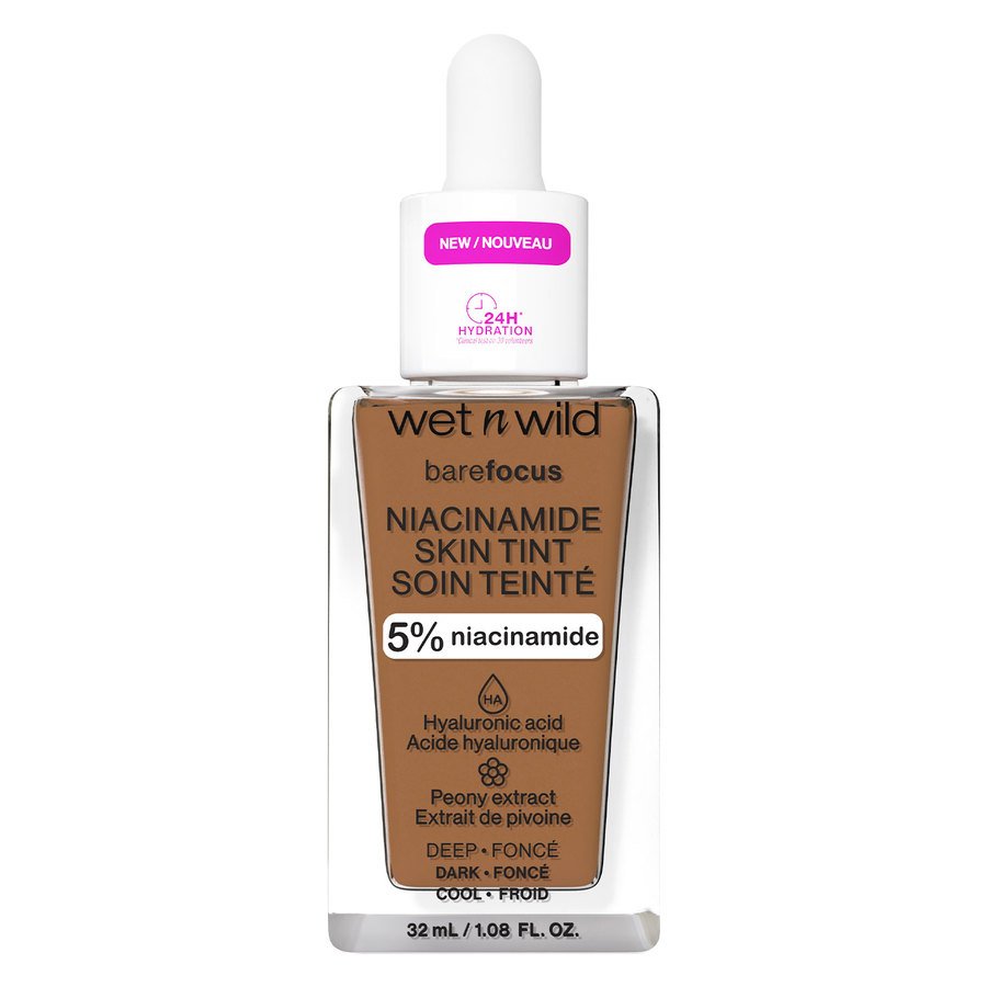 Wet n Wild Bare Focus Niacinamide Skin Tint Deep 32ml