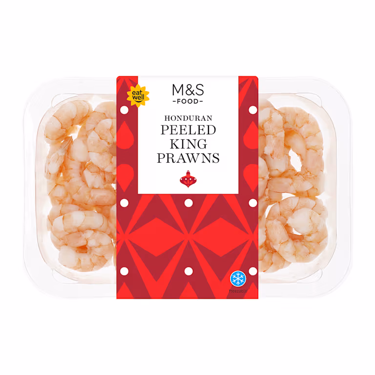 M&S Honduran Peeled King Prawns