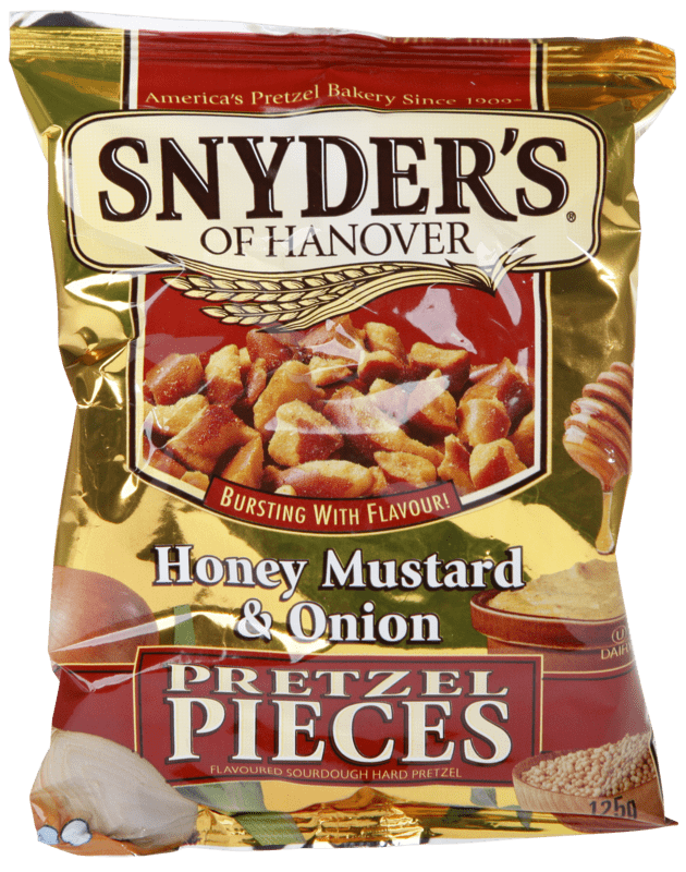 Snyders Pretzels Honeymustard & Onion 125g