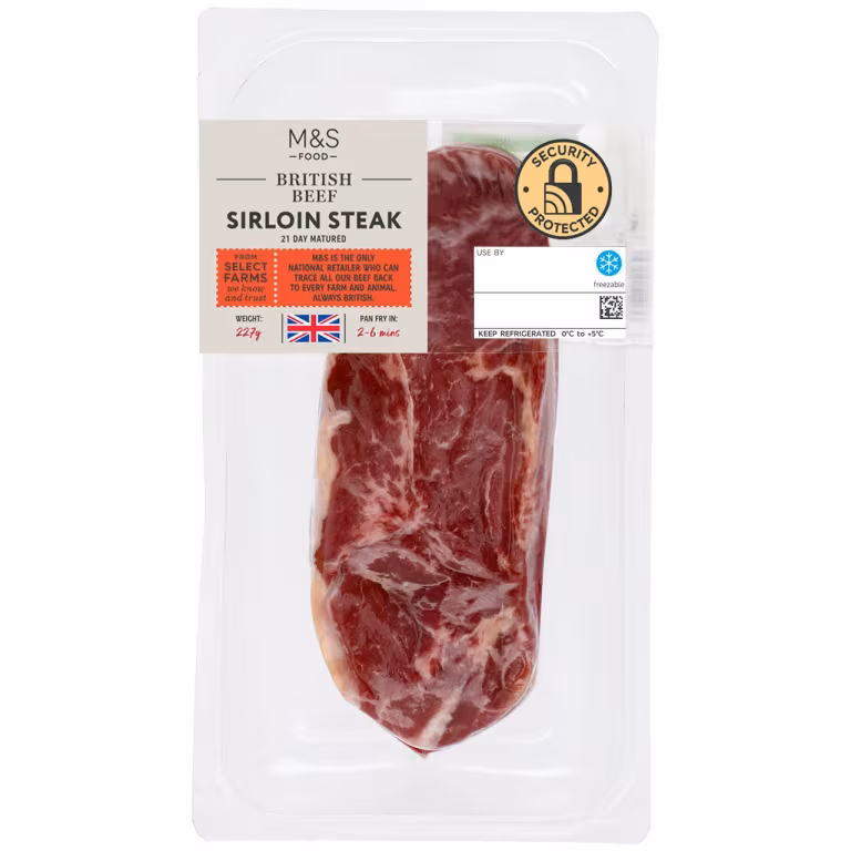 M&S British Beef Sirloin Steak