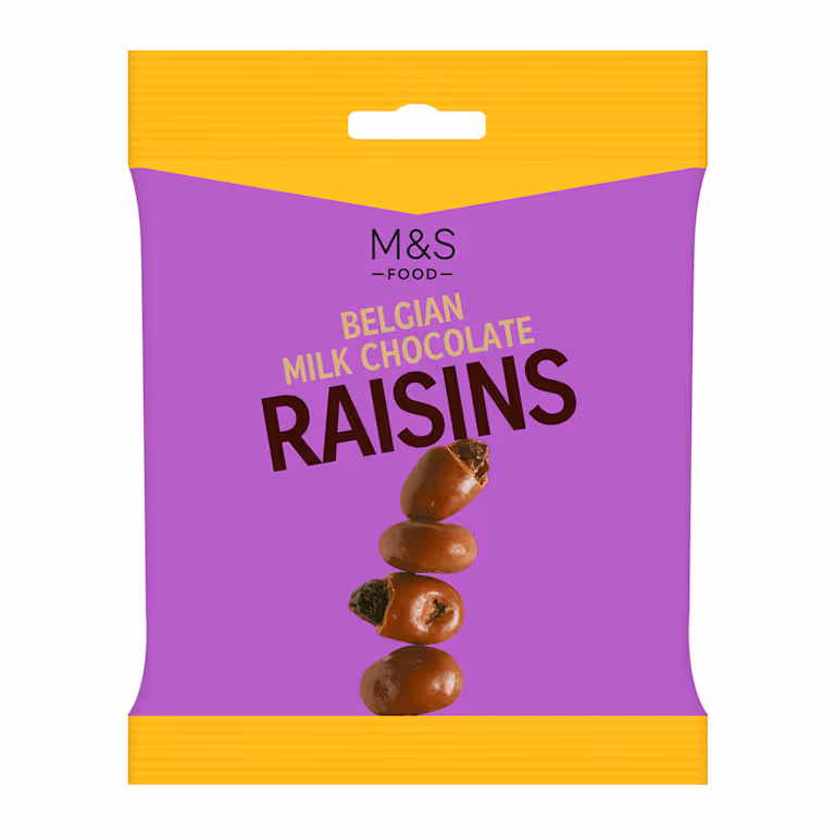 M&S Belgian Milk Chocolate Raisins