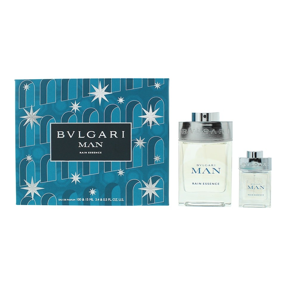 Bulgari Man Rain Essence Eau de Parfum 100ml & 15ml Gift Set
