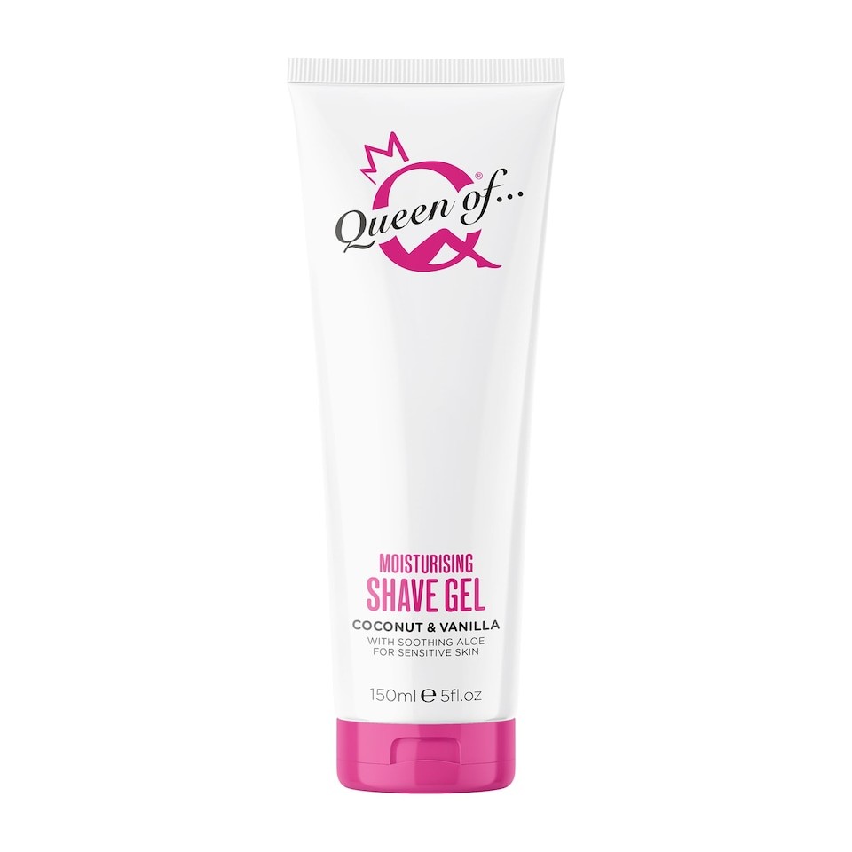 Queen of Ooh la la Coconut and Vanilla Womens Shaving Gel, Sensitive Moisturising Shaving Cream For Women, 150ml
