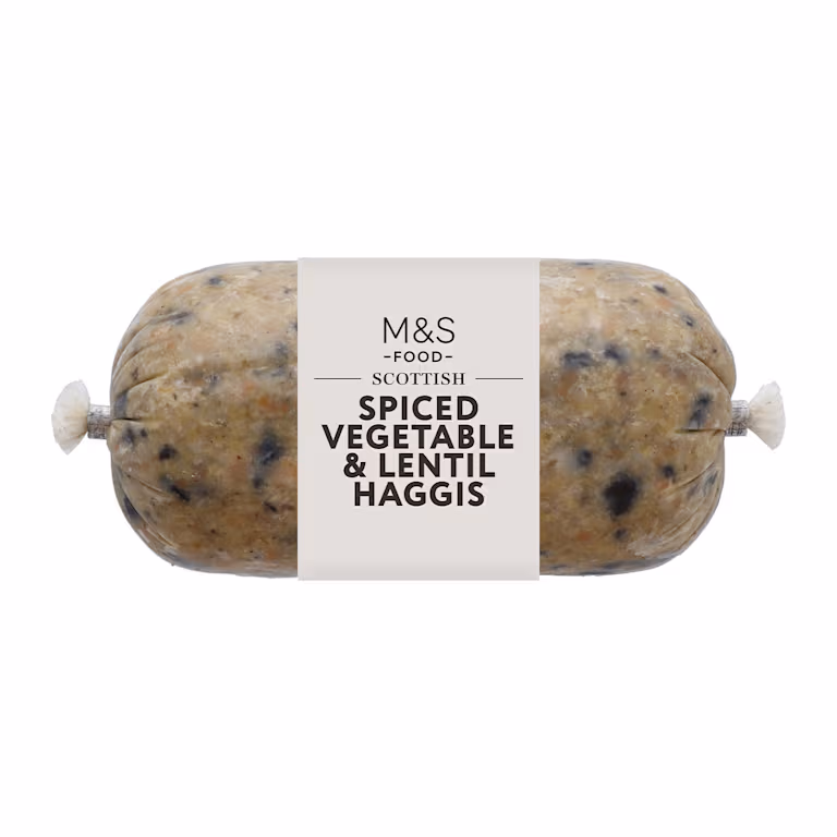 M&S Spiced Vegetable and Lentil Haggis