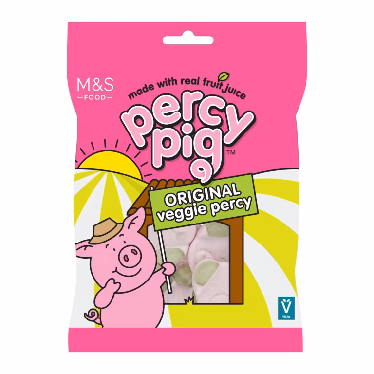 M&S Percy Pig Original Veggie Fruit Gums