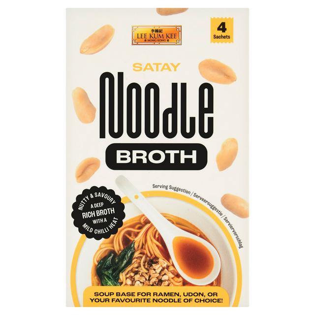Lee Kum Kee Satay Noodle Broth 4 x 40g