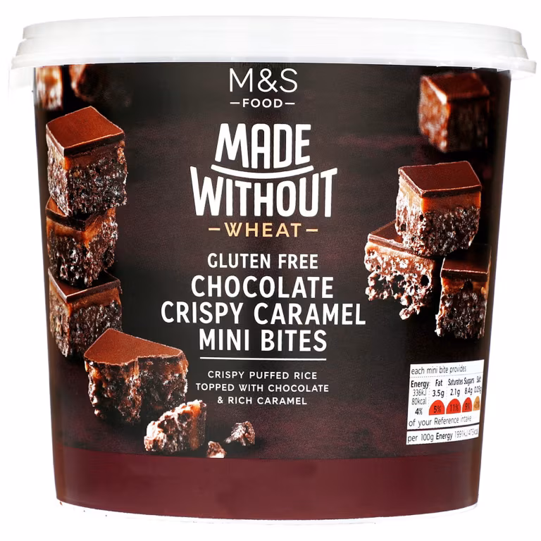M&S Chocolate Crispy Caramel Mini Bites
