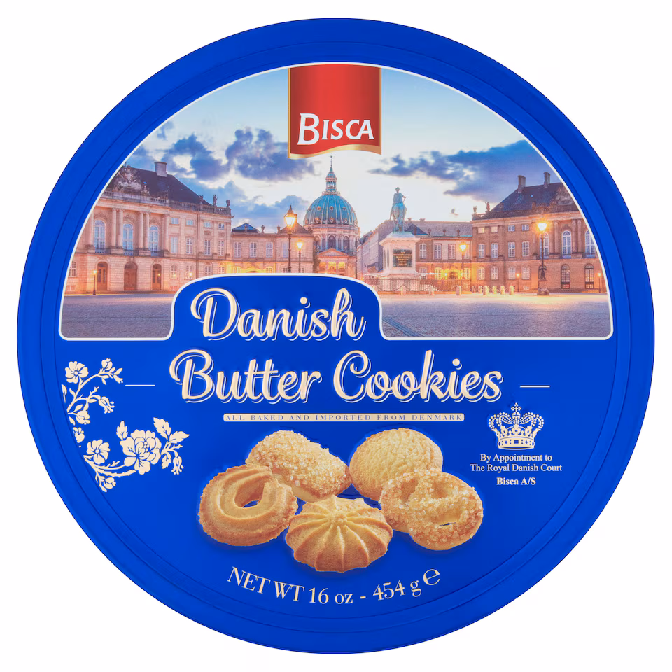 Bisca Danish Butter Cookies 454g