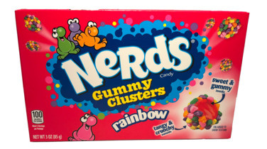Nerds Rainbow Gummy Clusters Theater Box 85g