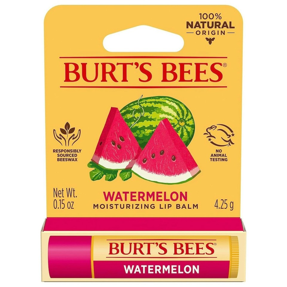 Burt's Bees Moisturising Lip Balm Watermelon