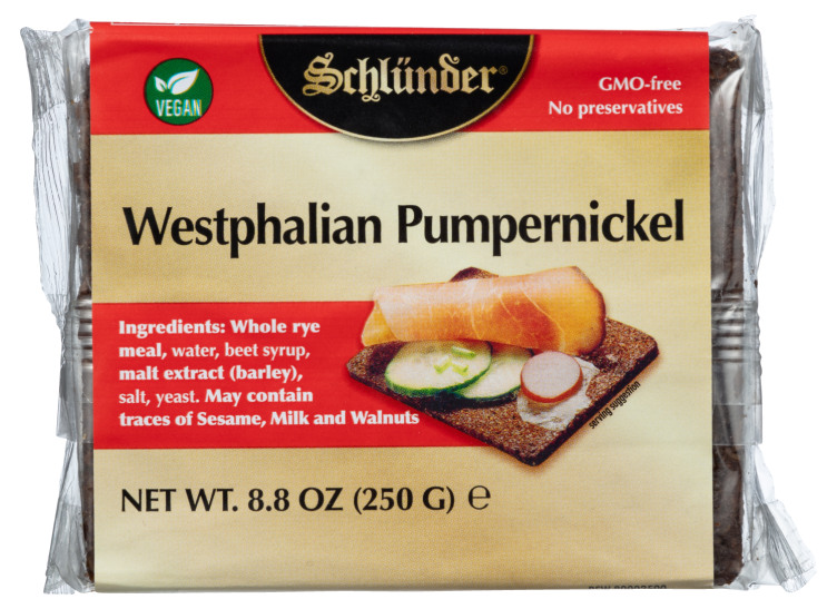 Pumpernickel skivet 250g Schlunder