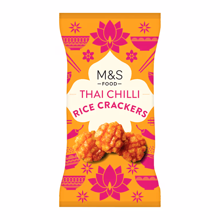 M&S Thai Chilli Rice Crackers