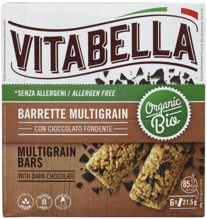 Multibar Gl.Fri med Sjokol. 129g Vitabella
