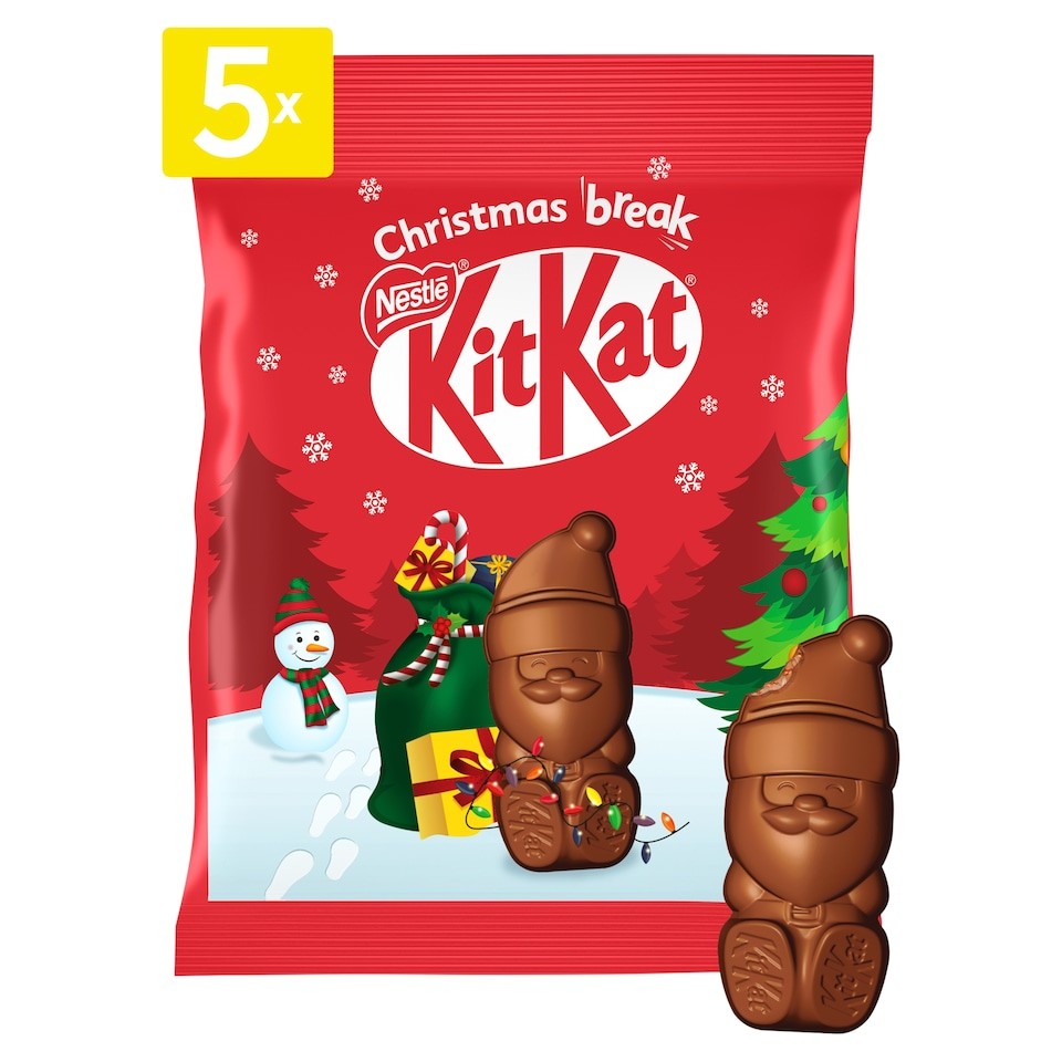 Kit Kat Santa Milk Chocolate Sharing Bag 55G