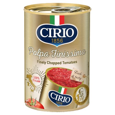 Cirio Polpa Finissima Finely Chopped Italian Tomatoes