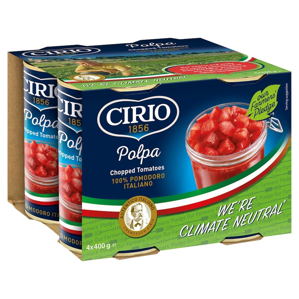 Cirio Chopped Tomatoes 4X400g