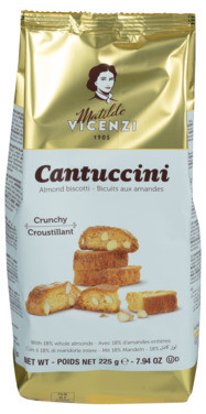 Cantuccini m/Mandel 225g Vicenzi