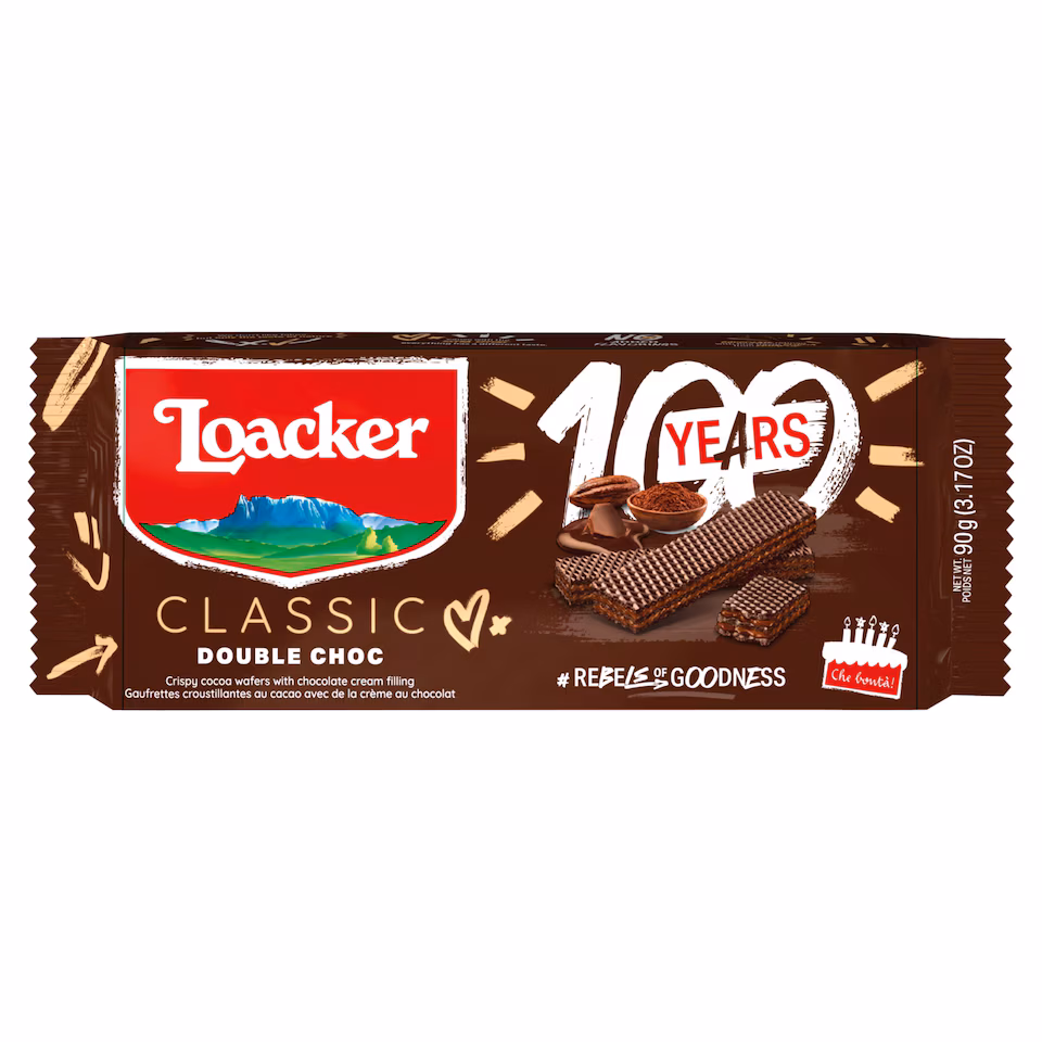 Loacker Classic Double Chocolate Wafers 90G