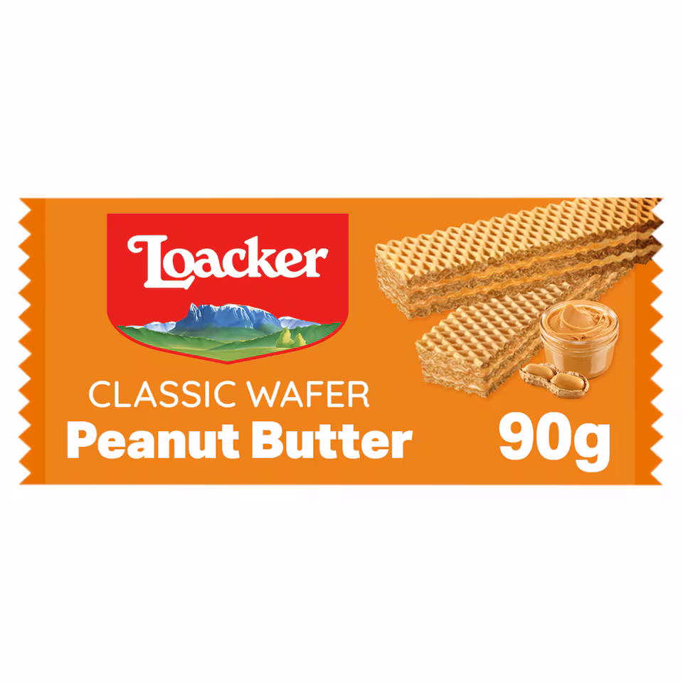 Loacker Classic Peanut Butter Wafers 90g