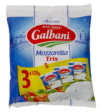 Mozzarella Tris 375g Galbani