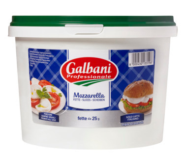 Mozzarella i Skiver 1kg Galbani