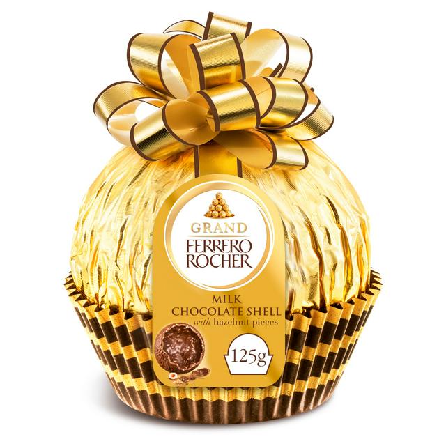 Ferrero Rocher Grand 125g Milk Chocolate with Hazelnut Pieces Box