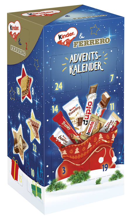 Julekalender Kinder&Friends 295g Ferrero