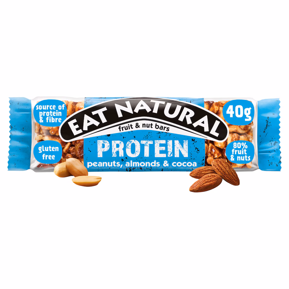 Eat Natural Protein Fruit & Nut Bars - Peanuts, Almonds & Cocoa 40g