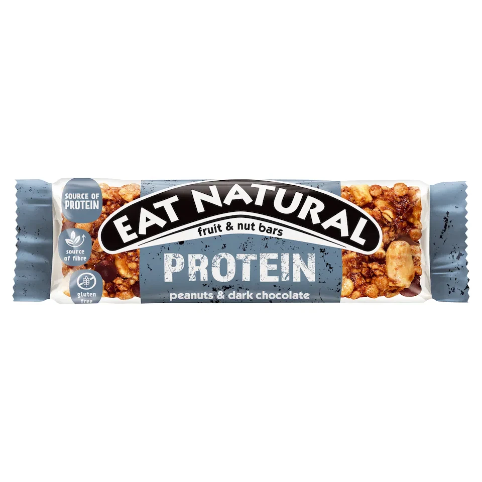 Eat Natural Protein Fruit & Nut Bars - Peanuts & Dark Chocolate 40g