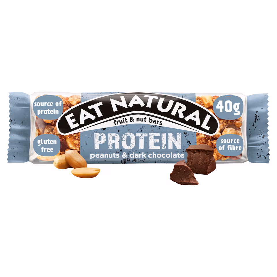 Eat Natural Protein Fruit & Nut Bars - Peanuts & Dark Chocolate 40g