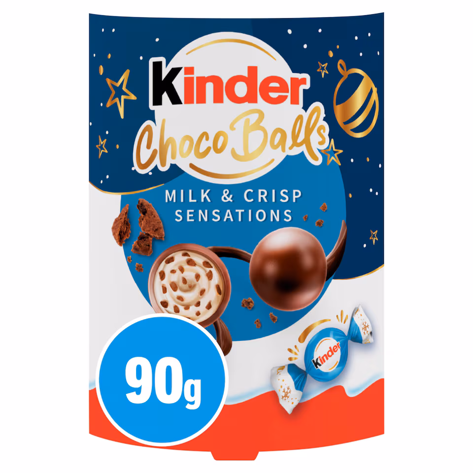 Kinder Milk Chocolate Crisp Choco Balls 90g