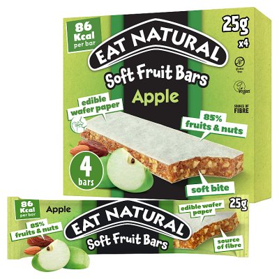 Eat Natural Soft Apple Fruit & Nut Snack Bars Multipack