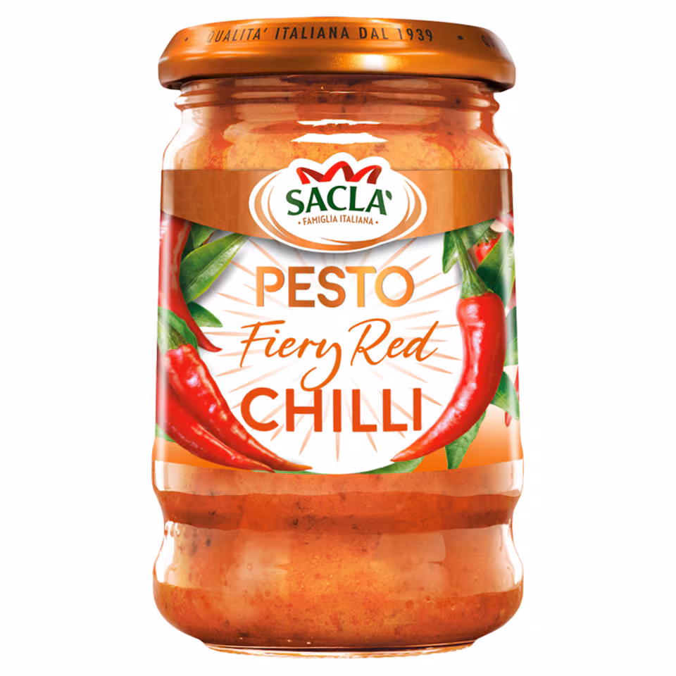Sacla Fiery Chilli Pesto 190G