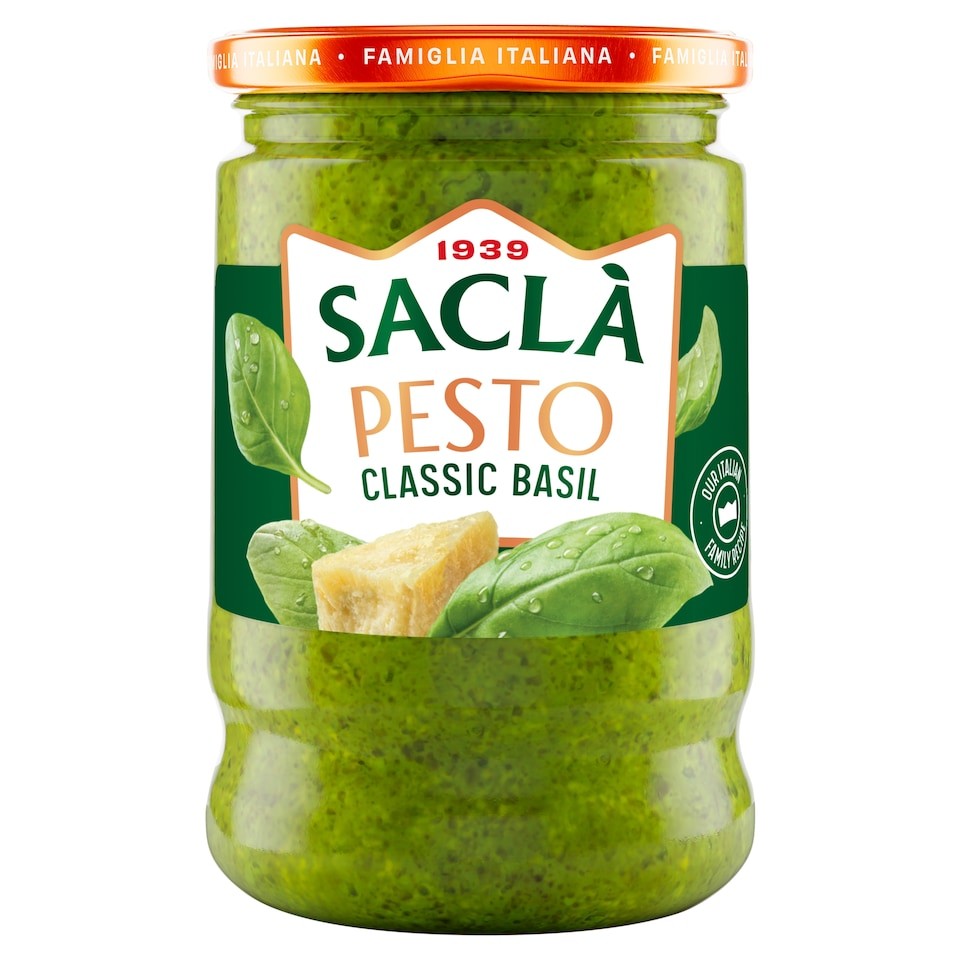 Sacla Classic Basil Pesto 190G