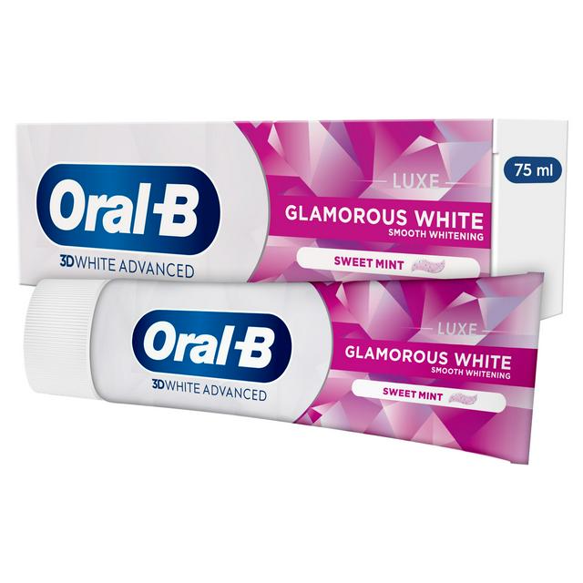 Oral-B 3D White Luxe Glamorous White Whitening Toothpaste 75ml