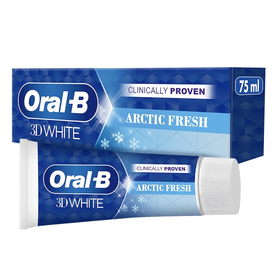 Oral-B 3D White Toothpaste - Arctic Fresh 75ml