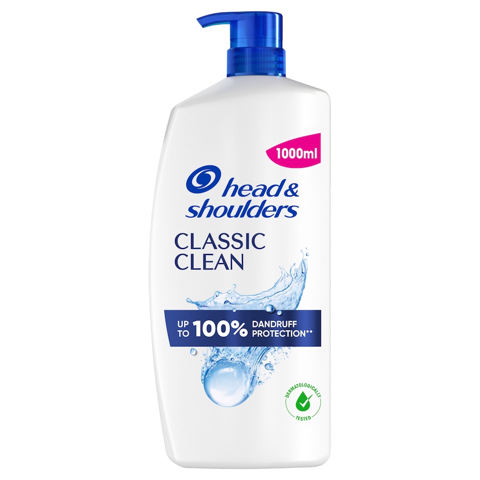 Head & Shoulders Classic Clean Shampoo 1L